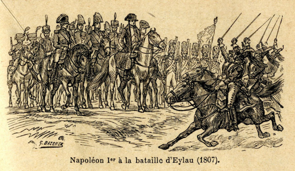 Napoleon at the Battle of Eylau, 1807