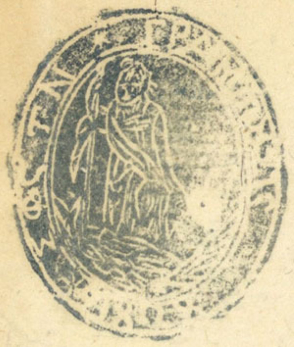 <p>Seal of the Gramvousa Committee, © HESG Archive of Historical Documents – National Historical Museum, Athens</p>